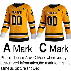 Maillot de hockey sur glace personnalisable pour hommes, durable, respirant, expédition express rapide pour les commandes en gros, tailles et couleurs variées - Product Image 2