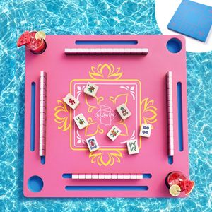 Mesa de Mahjong Flotante Americana de Material EVA para 4 Jugadores, Mesa de Juego Acuática para Tarjetas de Póker, Dominós, para Adultos, Jacuzzi - Product Image 1