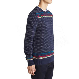 Suéter de punto de invierno para hombre al por mayor al mejor precio, transpirable y de moda con decoración de logotipo, talla adulta - Product Image 4