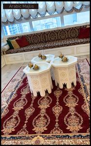 Diseño interior árabe Majlis, diseño clásico moderno, elegante conjunto de sala de estar, asientos de esquina de lujo, diseño que ahorra espacio - Product Image 2