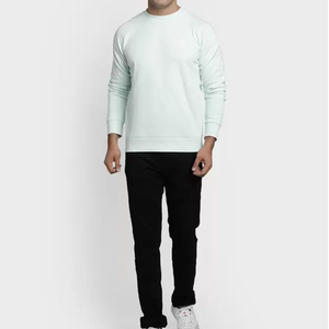 Sudadera Extra Grande para Hombre, 100% Algodón, Ligera, Informal, Transpirable, Holgada, para Caminar a Diario - Product Image 5