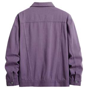 New 100% Cotton Coats Men's <b>Denim</b> <b>Jacket</b> Cowboy Oversize Branded Outwear <b>denim</b> <b>jacket</b> for men - Product Image 2