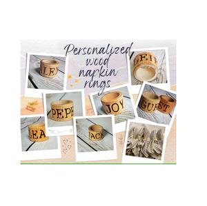 Différentes formes anneau de serviette en bois forme ronde anneau de serviette en bois massif de haute qualité du meilleur exportateur en Inde - Product Image 6