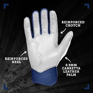 2025 New Arrival Durable Golf Gloves with Custom Logo Packaging Leather Palm Soft Men White OEM Color Feature <b>Material</b> Origin - Product Image 6
