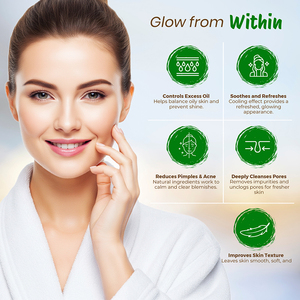 Argile de Nisha Multani pour le visage 100g, poudre d'argile de Fuller, contrôle naturel de l'huile, élimination de l'acné et du bronzage, masque facial pour tous types de peau - Product Image 4