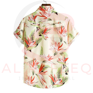 New Arrival Fully Printed Polyester Cotton Printed <b>Men's</b> Beach T-<b>Shirt</b> Custom Printing <b>Men's</b> Beach T <b>Shirt</b> - Product Image 2