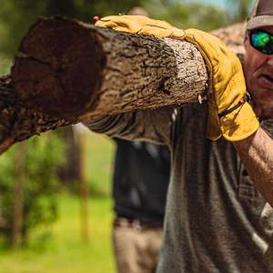 Cut Resistant Leather <b>Working</b> <b>Gloves</b>-Lightweight Stretchable Breathable Durable Quick Dry Eco-Friendly All-Season Outdoor Use - Product Image 3