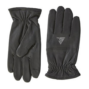 Guantes clásicos de invierno de piel de cabra auténtica para hombre con muñeca elástica, forro polar cómodo para ciclismo, deportes al aire libre - Product Image 2