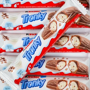 Fournisseur direct de Ferrero KinderTronky Boîte de 5 90g Chocolat au lait, Biscuit croustillant Confiserie, Friandises sucrées Enfants et adultes - Product Image 3