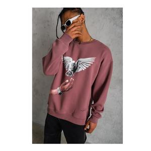 Sudaderas con capucha y sudaderas para hombre Ropa de calle unisex con estampado de soplo Bordado Essentials de invierno - Product Image 1