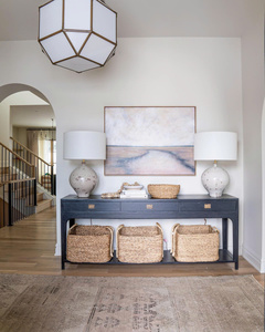 PRODUITS UNIQUES Panier de rangement multifonctionnel en bambou tressé à la main, écologique, pour fruits, pain, légumes, cuisine - Product Image 6