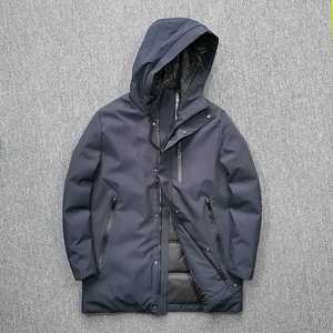 Personalizado de lujo de invierno transpirable impermeable al aire libre pesado ganso pato abajo Puffer largo Parka abrigo chaqueta - Product Image 2