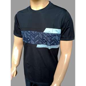 Best Quality <b>Men</b> Slim Fit Tensile T-<b>Shirt</b> with Soft Cotton Fabric & Modern Textured Design for <b>Mens</b> <b>Party</b> Wear and Daily use - Product Image 2