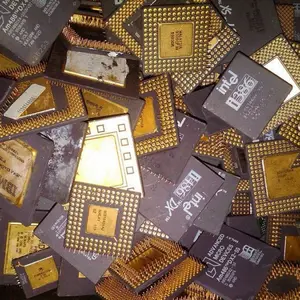 Best Grade CPU Scrap Intel 486 & 386 CPU / Ceramic CPU Processor Scrap With Gold Pins / Computer Ram Scrap for Sale