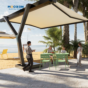 Auvent <span class=keywords><strong>de</strong></span> <span class=keywords><strong>toit</strong></span> rétractable, style Y, motorisé, imperméable, fournisseur <span class=keywords><strong>de</strong></span> pavillon d'ombrage pour patio et restaurants - Product Image 6