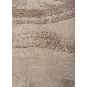 Alfombra Entropy Ivory de Lana y Seda de Bambú Anudada a Mano, 10 mm, Rectangular, para Pasillo, Hogar, Modelo Esk-1566, Abstracta, Hecha a Mano - Product Image 3