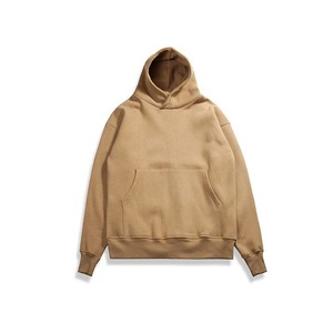 Sweats à capuche décontractés unisexes couleur unie hiver coton lourd pour hommes - Product Image 5