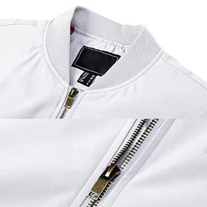 Nouvelles vestes bomber tendance, manteaux en tissu 100% polyester, nouvelle veste bomber pour homme personnalisée, fournisseur en gros OEM ODM - Product Image 5