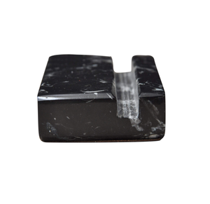 Organisateurs de bureau et accessoires Porte-cartes de visite en marbre noir pour une pièce design de forme carrée au meilleur prix - Product Image 2