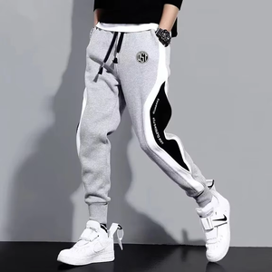 Pantalon de jogging décontracté et confortable pour homme, taille élastique, style sportswear, noir, avec cordon de serrage, style hip-hop - Product Image 4
