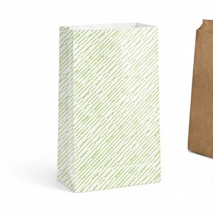 Sacs en papier kraft 25 cm de base - Personnalisables jusqu'à 2 couleurs, haute qualité et biodégradables - Product Image 1