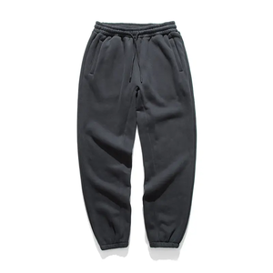 Oversized Sweatpants for Men Double Waist Blank Flare Straight Leg Casual Excellent Quality Wholesale Manufacturer's Product - Product Image 3