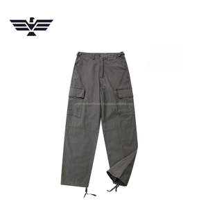 Pantalon cargo léger noir pour homme EMPIRE TREND WEARS, coupe sportive, multi-poches, ourlet ajustable, respirant - Product Image 2