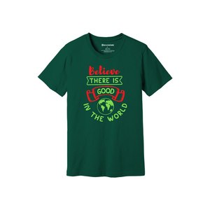 Kindness Themes Print 100%cotton Fabric T-shirt 160-180 to Heavy GSM 12 Color Available Customized Your Own Design & Placement - Product Image 1