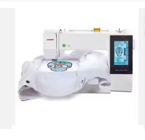 เครื่องปักผ้า Janome Memory Craft 500E ของแท้ใหม่ สำหรับใช้ในบ้าน พร้อมชิ้นส่วนแกนเครื่องยนต์ - Product Image 1
