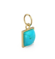 Colgante de Plata de Ley con Turquesa Azul Sleeping Beauty, Chapado en Oro Rosa, Joyería Clásica de Moda con Piedras Preciosas Naturales