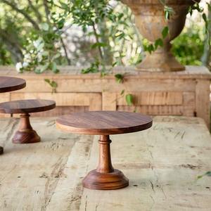 Soportes de pastel de madera resistente a precios mayoristas para uso en exhibiciones de postres en bodas y eventos festivos - Product Image 4