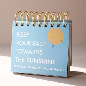 Labon Hàng Tuần Positivity Hoa Máy Tính Để Bàn Lật Biểu Đồ Lịch Inspirational Bàn Lịch Với Motivational Báo Giá - Product Image 3