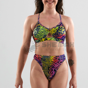 กางเกงเสายืดสูงทำขึ้นเพื่อประสิทธิภาพการทำงานแห้งเร็วระบายอากาศได้ดีตัวเลือกสีที่กำหนดเองมีวางจำหน่ายสบาย - Product Image 3