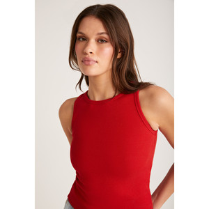 Débardeur en tricot épais à fines bretelles coupe classique pour femme ETHIQUET Modest Selena - Product Image 2