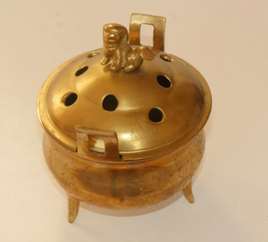 Quemador de incienso de latón estilo marroquí fácil portátil de calidad superior al por mayor buenos aromas perfumista liberador de olores - Product Image 3