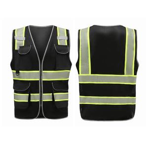 Chaleco reflectante de construcción Hi Vis Multi Pocket Chaleco DE SEGURIDAD Ropa Diseño multifuncional Chaleco de seguridad de alta demanda - Product Image 5