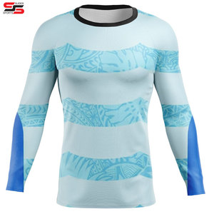 Nouveauté Custom Made Sublimation Rash Guard Homme Manches Longues MMA Imprimé Rash Guard à vendre - Product Image 1