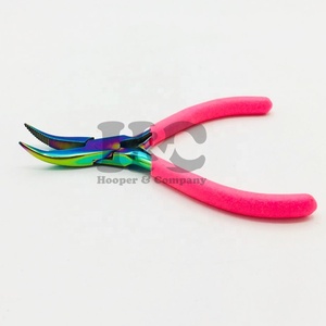 New Plier Hair <b>Extension</b> Plier Stainless Steel Pliers <b>Micro</b> Nano Ring Hair <b>Extensions</b> Opener Removal Tool Hair Loop Styling Tool - Product Image 1