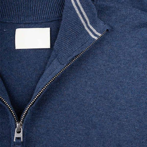 Mens Clothing Casual High Quality Fleece Half <b>Zip</b> <b>Quarter</b> <b>Zip</b> Sweatshirt Men Half <b>Zip</b> <b>Sweater</b> 2025 Winter Solid Color Sweatshirt - Product Image 4