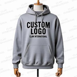Vente en gros de sweat à capuche épais en coton Offre Spéciale pour homme coupe ample sweat à capuche avec logo personnalisé sweat à capuche en éponge française pour hommes - Product Image 1