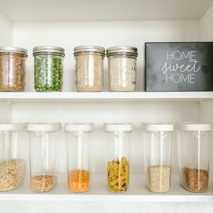 Walk In Pantry Shelving System Custom Pantry <b>Shelves</b> Melamine Storage Units with <b>Adjustable</b> <b>Shelves</b> for Home Builders - Product Image 2