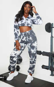 Ensemble de vêtements de sport pour femmes XXL personnalisé, sweat à capuche et jogging décontractés pour les entraînements de fitness et les exercices d'entraînement - Product Image 2