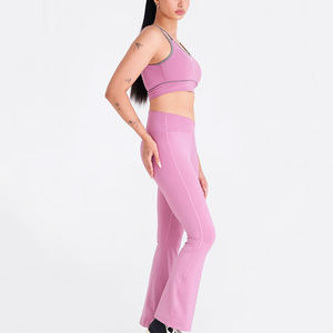 Conjunto de Yoga para Mujer 2025, Alta Elasticidad, Transpirable, Cómodo, con Logotipo Personalizado, Ecológico, Antibacterial - Product Image 4