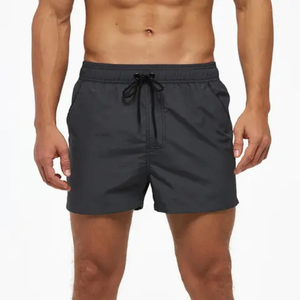 Short de gym en tissu de coton doux de qualité supérieure pour hommes vente en gros pas cher prix au-dessus du genou pantalon court avec poches pour hommes - Product Image 2