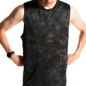 Vente directe d'usine lavage à l'acide grande taille hommes été débardeur Pakistan-Made Fitness vêtements tricoté méthode de tissage - Product Image 2