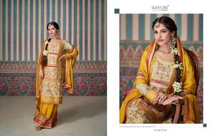 Ensemble Salwar Kameez Palazzo entièrement cousu avec broderie, Salwar Kameez disponible à un prix raisonnable - Product Image 5