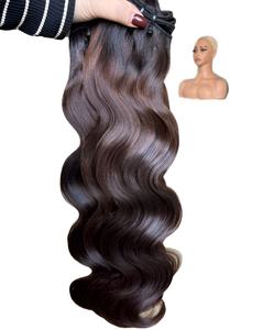 Trame de cheveux indiens Remy à ondulation d'eau |   Double Drawn |   Full Ends |   Qualité supérieure |   Tissage de cheveux - Product Image 2