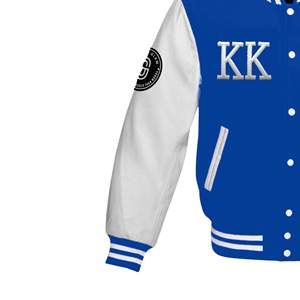 Veste d'hiver en laine de baseball de style streetwear, vente en gros, chaude, avec broderie, taille plus, respirante - Product Image 4