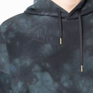 Custom <b>Oversized</b> <b>Hoodie</b> Street Acid Washed Pullover <b>Hoodie</b> Men Autumn <b>Long</b> Sleeves Streetwear Sweatshirt Hoodies - Product Image 5