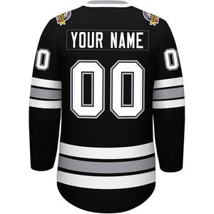 Jersey de Hockey sobre Hielo Sublimado Profesional Moderno, Color Personalizado, Transpirable, 100% Poliéster, Tejido Antibacteriano de Alto Rendimiento - Product Image 2